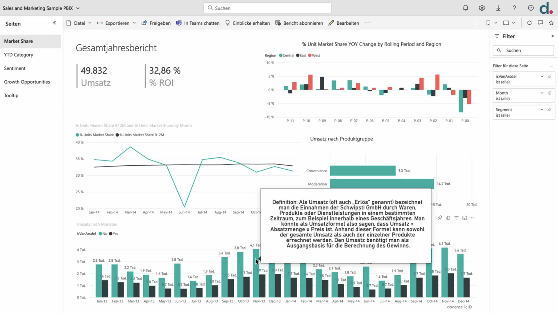 Screenshot aus der dataspot. Software